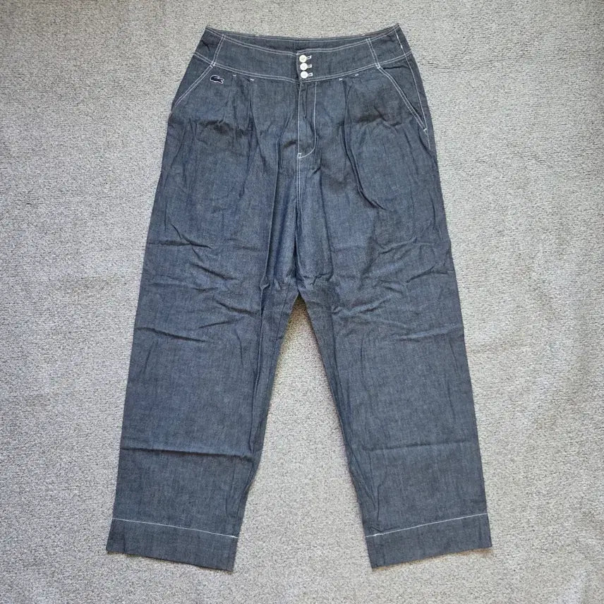[BUNJANG] Lacoste Japan Chambray Pants Size 26-27 / Lacoste Japan 샴브레이 팬츠 26-27