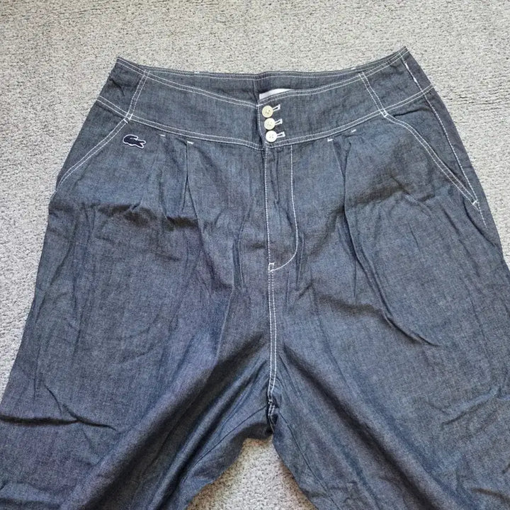 [BUNJANG] Lacoste Japan Chambray Pants Size 26-27 / Lacoste Japan 샴브레이 팬츠 26-27