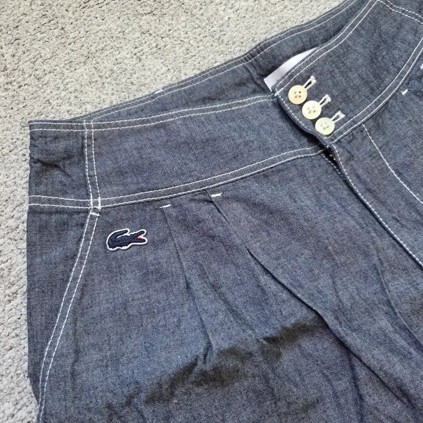 [BUNJANG] Lacoste Japan Chambray Pants Size 26-27 / Lacoste Japan 샴브레이 팬츠 26-27