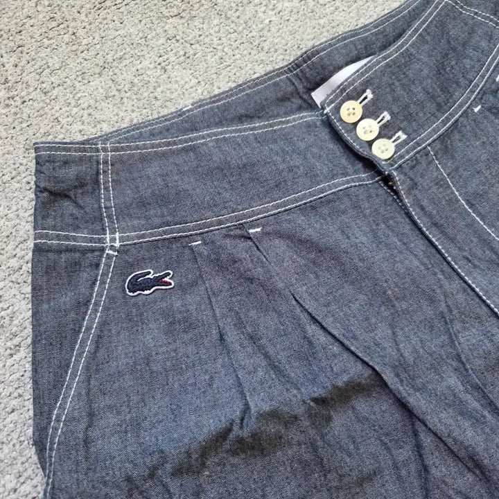 [BUNJANG] Lacoste Japan Chambray Pants Size 26-27 / Lacoste Japan 샴브레이 팬츠 26-27