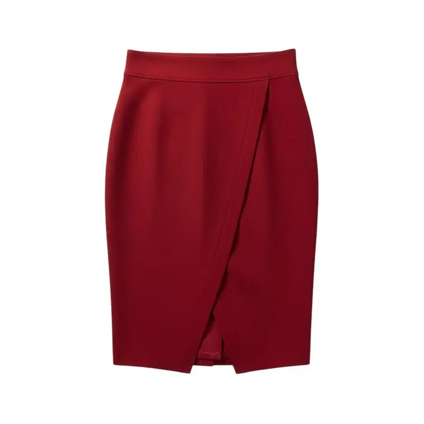 [BUNJANG] Mojo S. Phine Wrap Style Suit Skirt / 여성66/ 모조에스핀 랩스타일 정장스커트