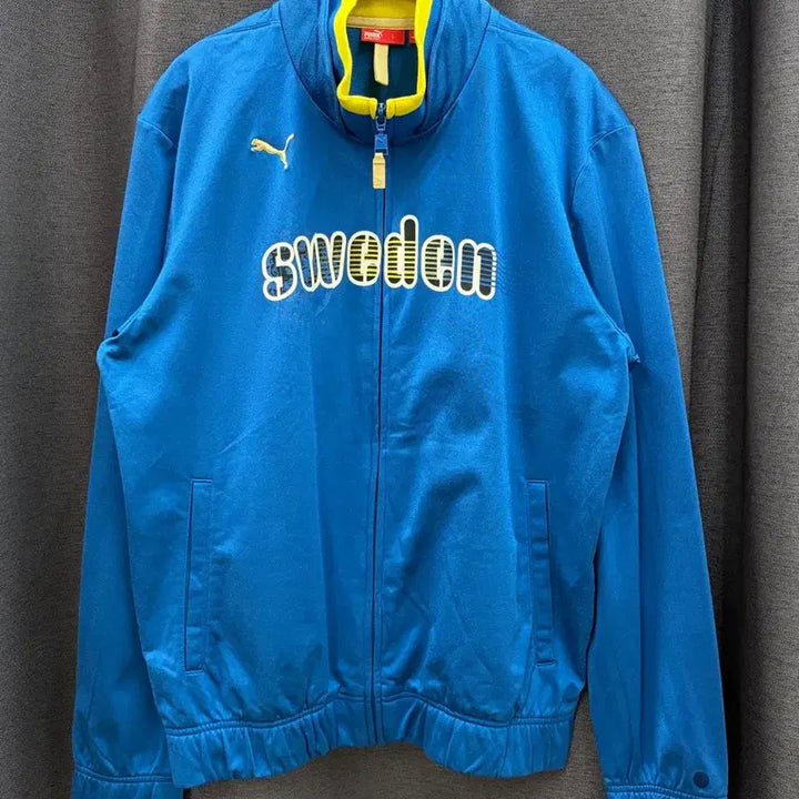 [BUNJANG] Puma Sweden National Team Track Top Jersey (Blue, L) / 퓨마 스웨덴 국대 트랙탑 져지 블루 L