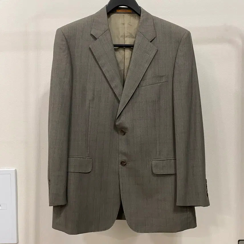 [BUNJANG] Galaxy Ermenegildo Zegna Summer Wool Check Blazer / <L> 갤럭시 에르메네질도 제냐 써머울 체크 블레이저