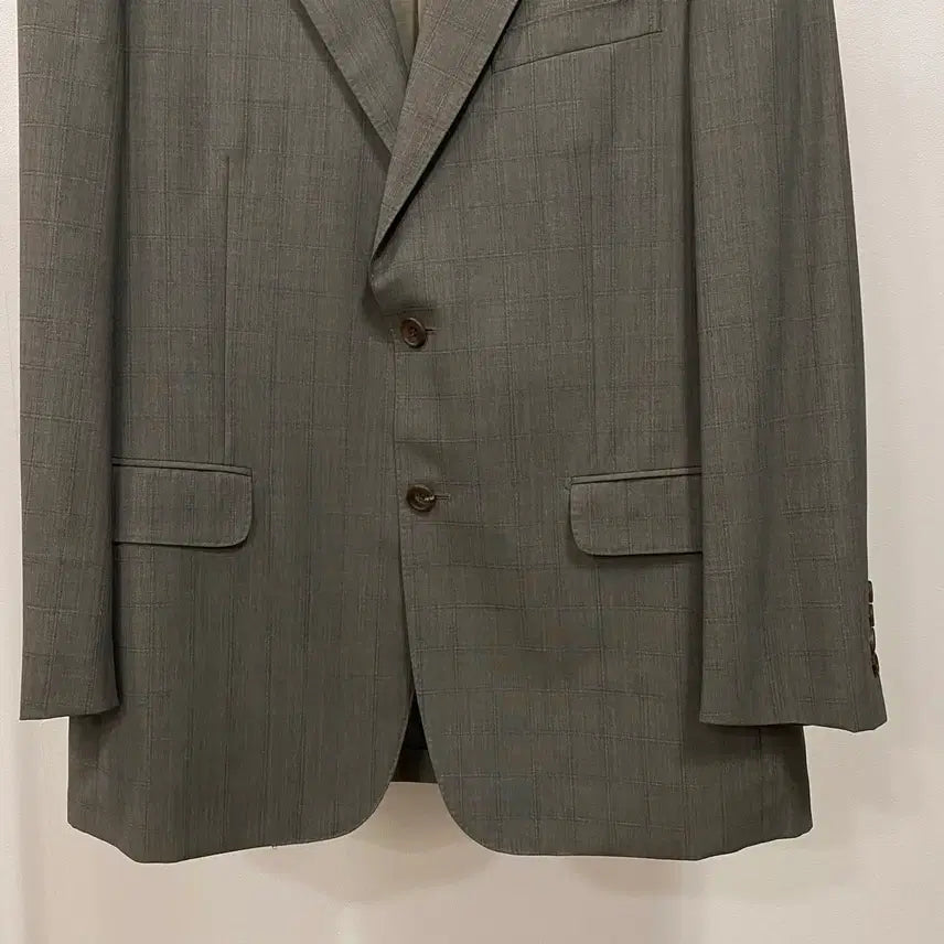 [BUNJANG] Galaxy Ermenegildo Zegna Summer Wool Check Blazer / <L> 갤럭시 에르메네질도 제냐 써머울 체크 블레이저