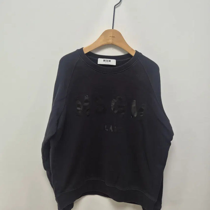 [BUNJANG] MSGM Lettering Sweatshirt - Size L / (189) MSGM 레터링 맨투맨