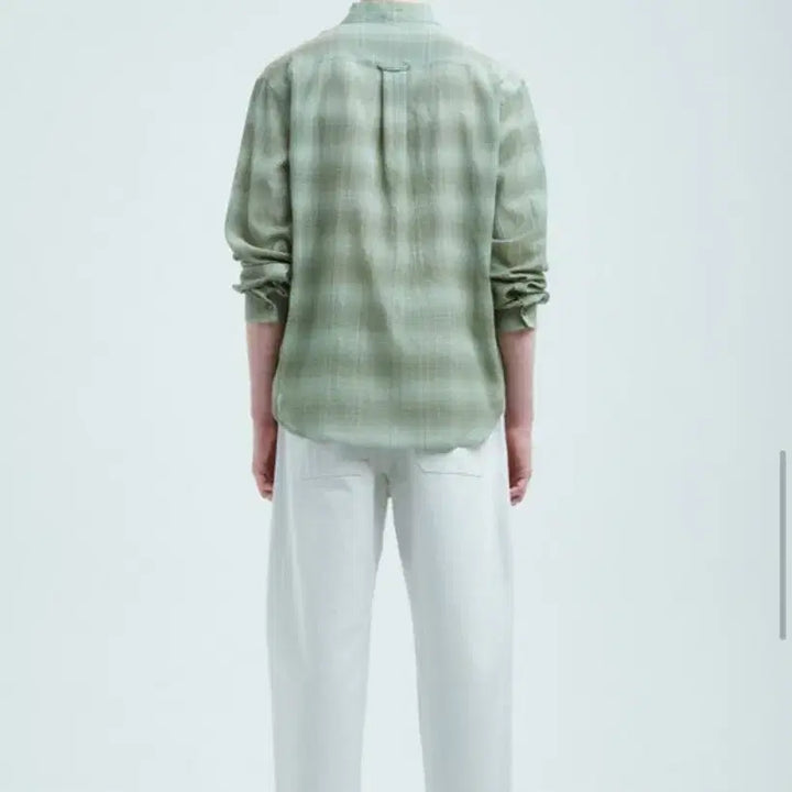 [BUNJANG] Time Homme Crinkle Check Shirt / 타임 옴므  크링클 체크 셔츠