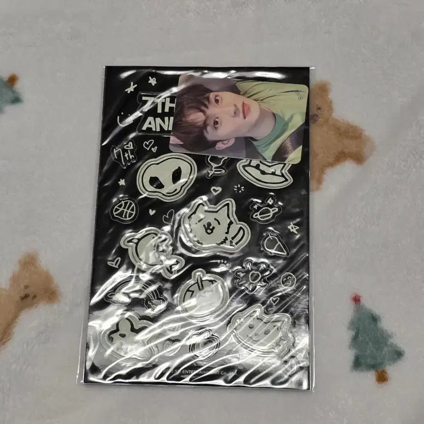 [BUNJANG] NCT Dream Mark 7th Anniversary Glow-in-the-Dark Sticker / 마크 엔시티 nct 127 드림 야광스티커 미개봉 새상품 포카 포토카드