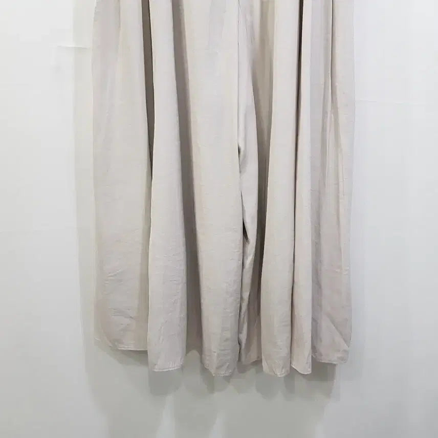[SOLD OUT] 빈티지 밴딩 하늘하늘 페미닌 와이드 통 바지 여M Q349