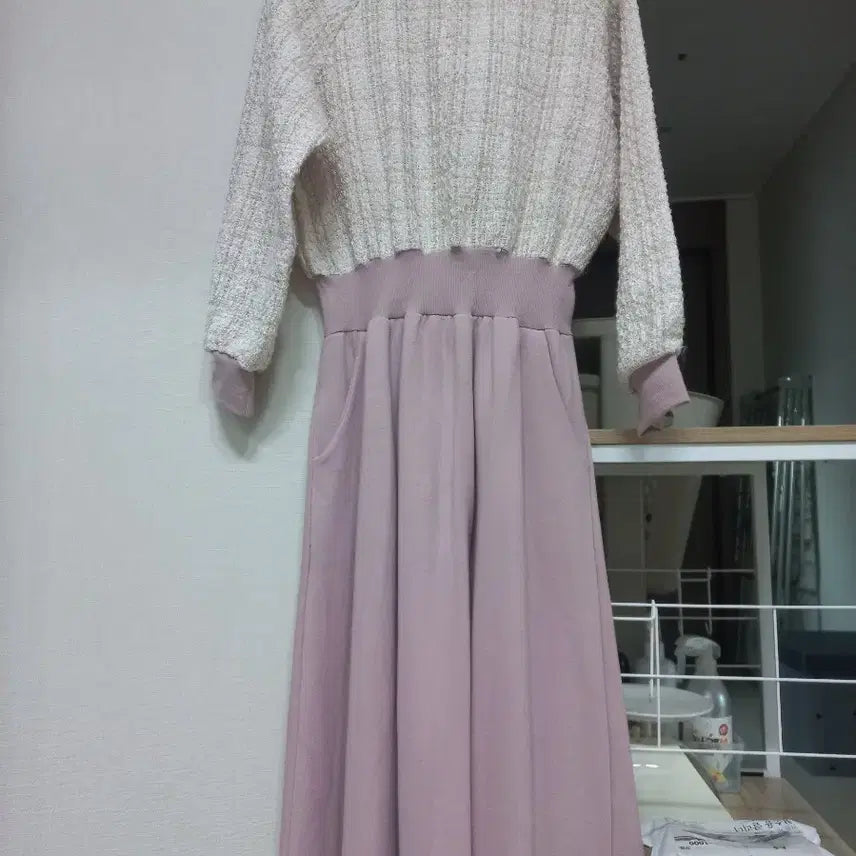 [BUNJANG] Tweed Long Dress / 트위드 롱 원피스 교신
