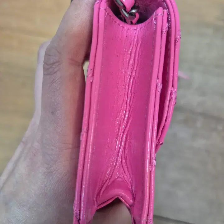 [BUNJANG] Lanvin Pink Quilted Mini Crossbody Bag / 랑방 핑크 퀼팅 미니 크로스백