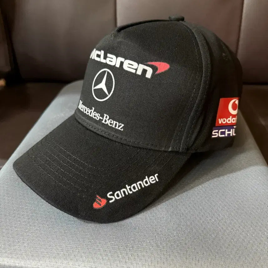 [BUNJANG] McLaren Mercedes-Benz Black Cap / 맥라렌 Mercedes-Benz 블랙 볼캡