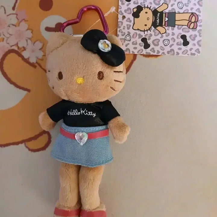 [SOLD OUT] (정품)산리오 헬로키티 고고 갸루 컬렉션 태닝키티 롱다리 민트블랙