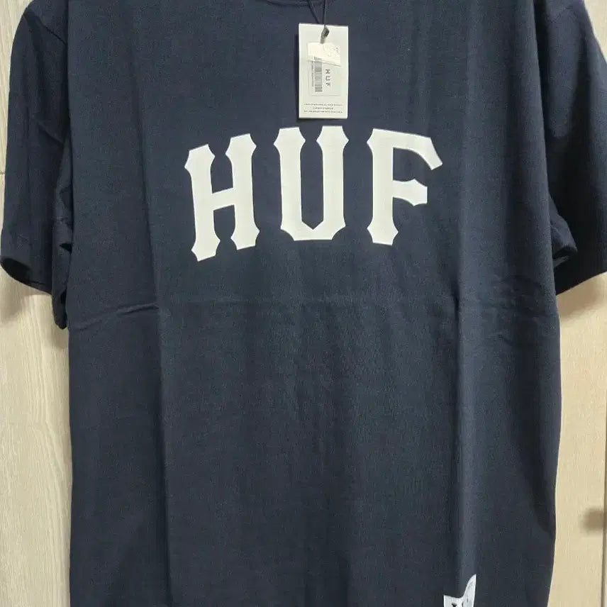 [BUNJANG] HUF T-shirt Navy/Black M / HUF 허프 반팔 티셔츠 네이비 /블랙M(105)