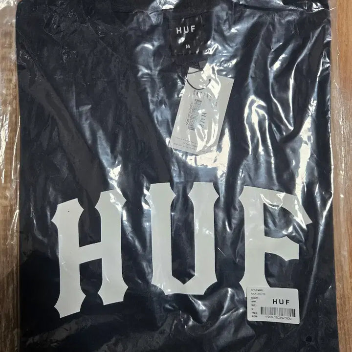 [BUNJANG] HUF T-shirt Navy/Black M / HUF 허프 반팔 티셔츠 네이비 /블랙M(105)