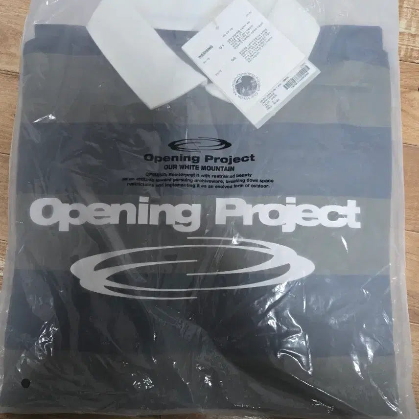 [BUNJANG] Opening Project Stripe Rugby Long Sleeve T-shirt / 오프닝프로젝트 스트라이프 럭비 긴팔티(105)