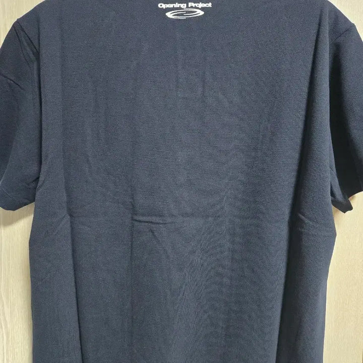 [BUNJANG] Opening Project Navy Collar Short Sleeve T-shirt / 오프닝프로젝트 카라 반팔티 네이비(105)