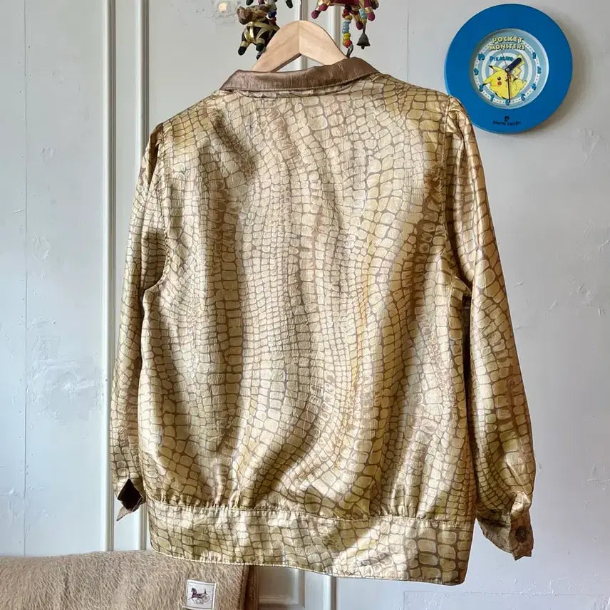[BUNJANG] Vintage Japanese Reversible Silk Jacket / JPN 일본 빈티지 리버시블 투웨이 양면 실크 자켓