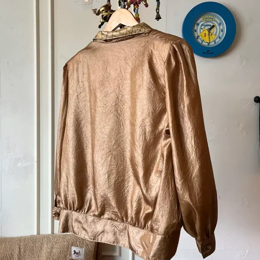[BUNJANG] Vintage Japanese Reversible Silk Jacket / JPN 일본 빈티지 리버시블 투웨이 양면 실크 자켓