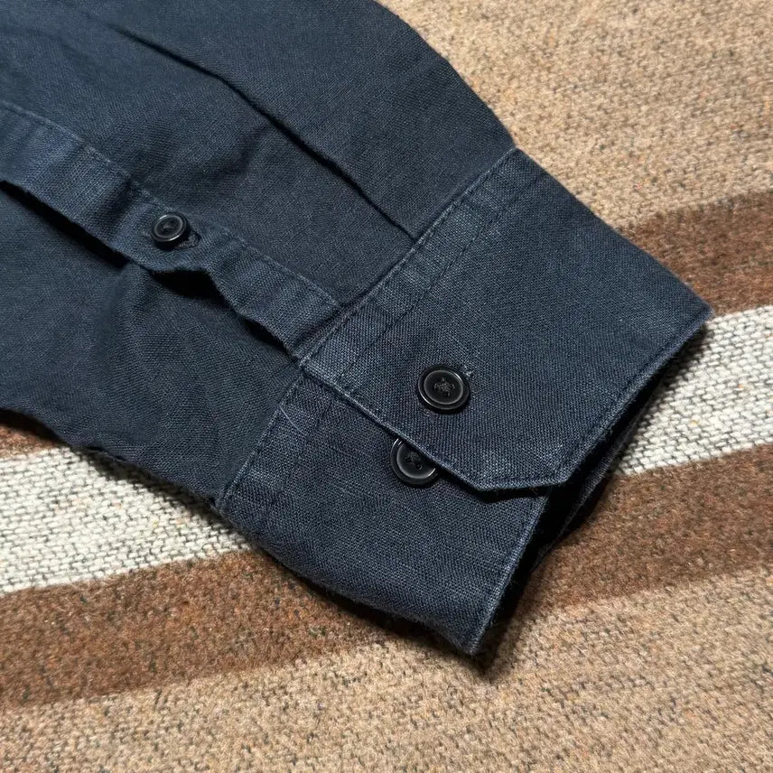 [SOLD OUT] 폴로랄프로렌 클래식 린넨 셔츠 L 블랙