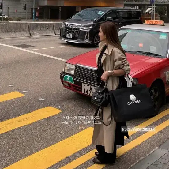 [BUNJANG] Misterson October Second Trench Coat / 미쓰손 옥토버세컨드 트렌치코트