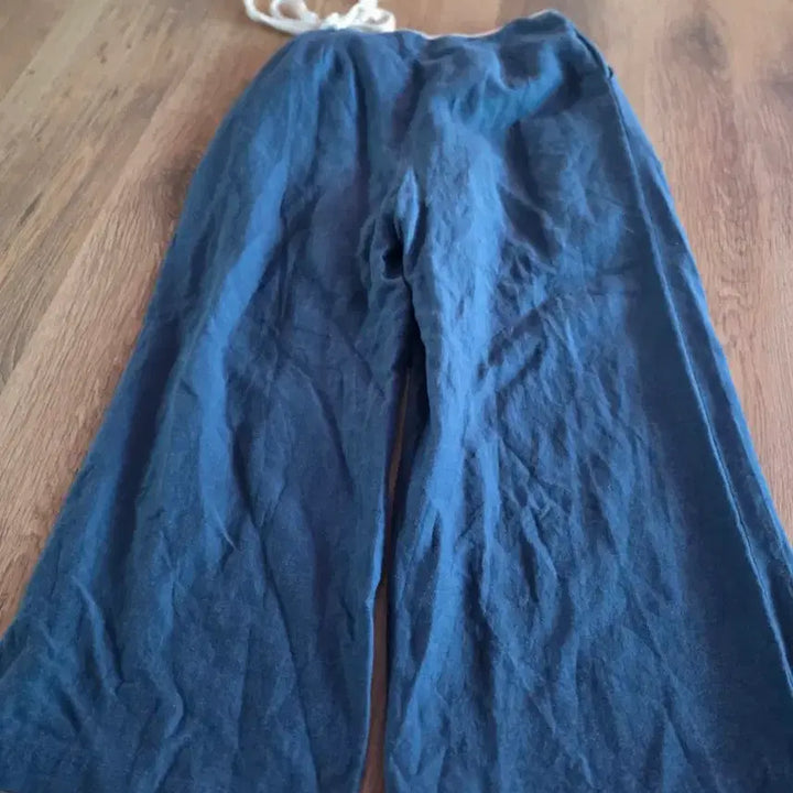 [BUNJANG] Le Pitableu Linen Wide Pants / 르피타블루 린넨 와이드 팬츠