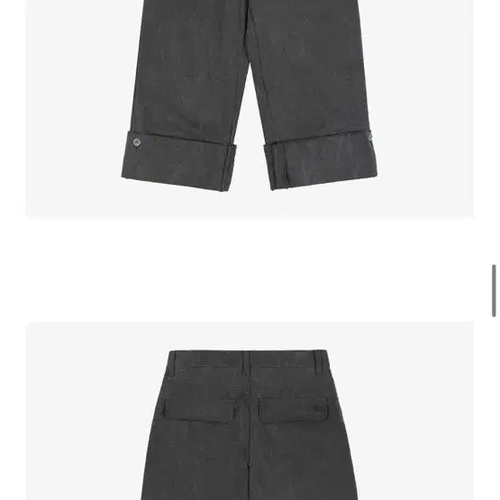 [BUNJANG] Opish Capri Pants Charcoal / 오피쉬 카프리 팬츠 차콜 새상품