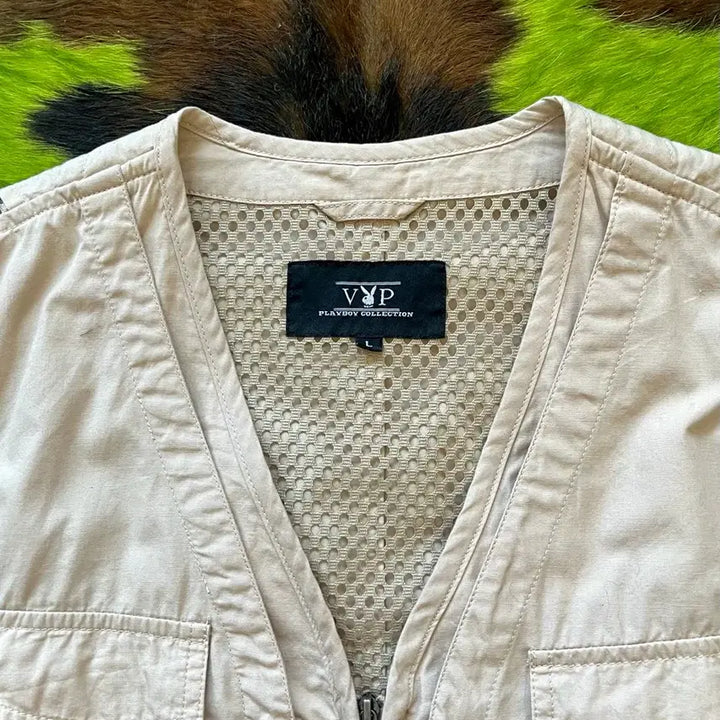 [BUNJANG] Playboy 90s Vintage 2-in-1 Vest Jacket / 90s playboy 플레이보이 일본 빈티지 2in1 디테일 베스트 자켓