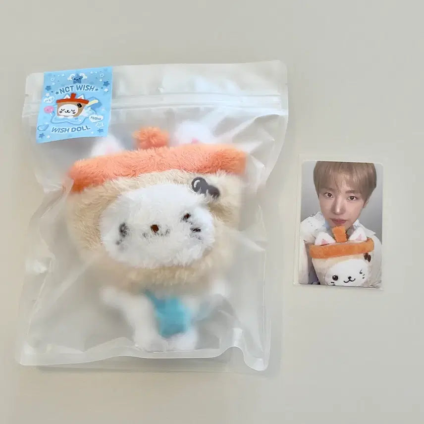 [SOLD OUT] 미개봉)엔시티위시 오리지널 위시돌 버블냥 인형 유우시 포카