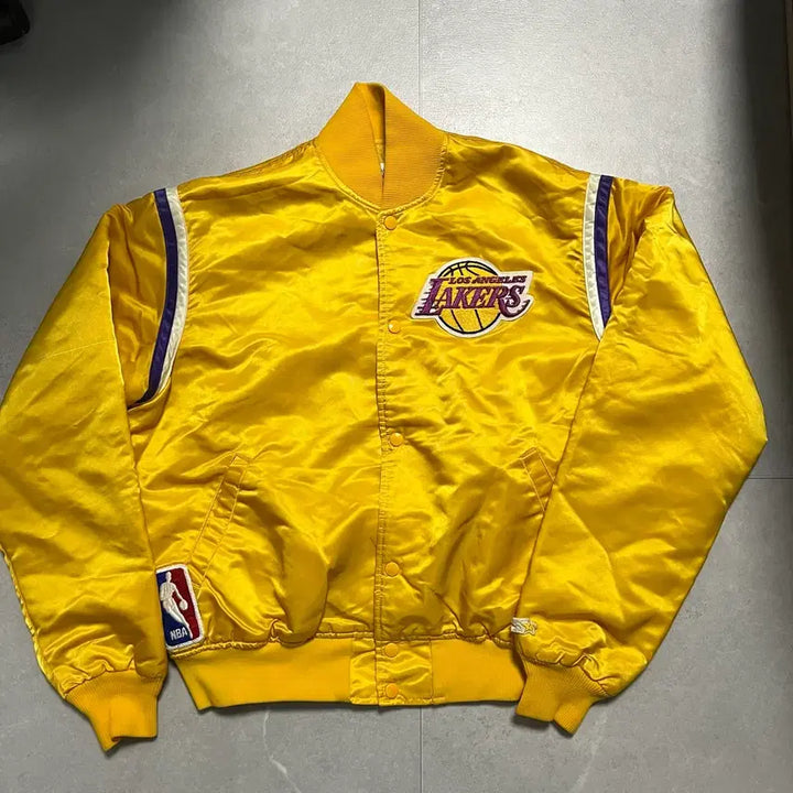 [BUNJANG] Starter LA Lakers Varsity Jacket / M / 90s 스타터 LA 레이커스 바시티 자켓