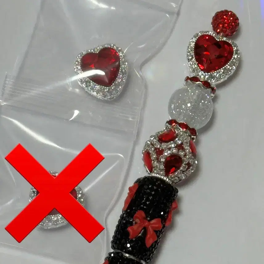 [BUNJANG] DIY Heart Zircon Beads &amp; Ball Decoration / DIY 하트 지르콘 비즈&amp;볼꾸