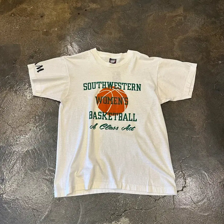 [BUNJANG] 90s Screen Stars USA Basketball Graphic T-Shirt / 90s Screen stars USA 베스킷볼 그래픽 반팔티 L
