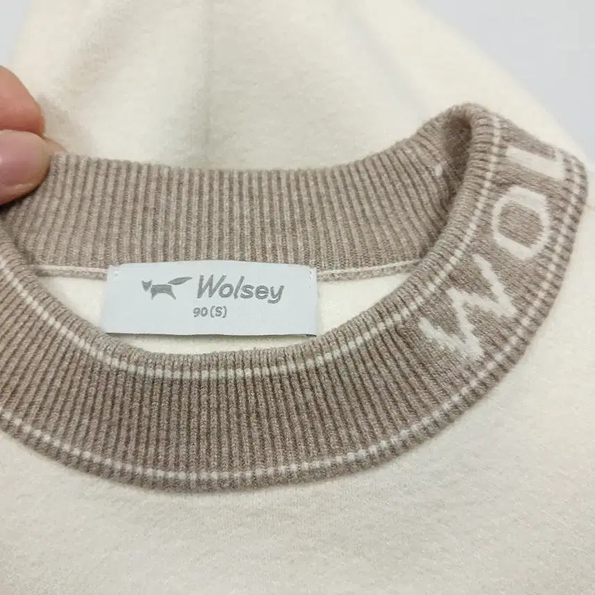 [BUNJANG] WOLSEY 24SS 라운드넥 니트 55 / WOLSEY 24SS 라운드넥 니트 55