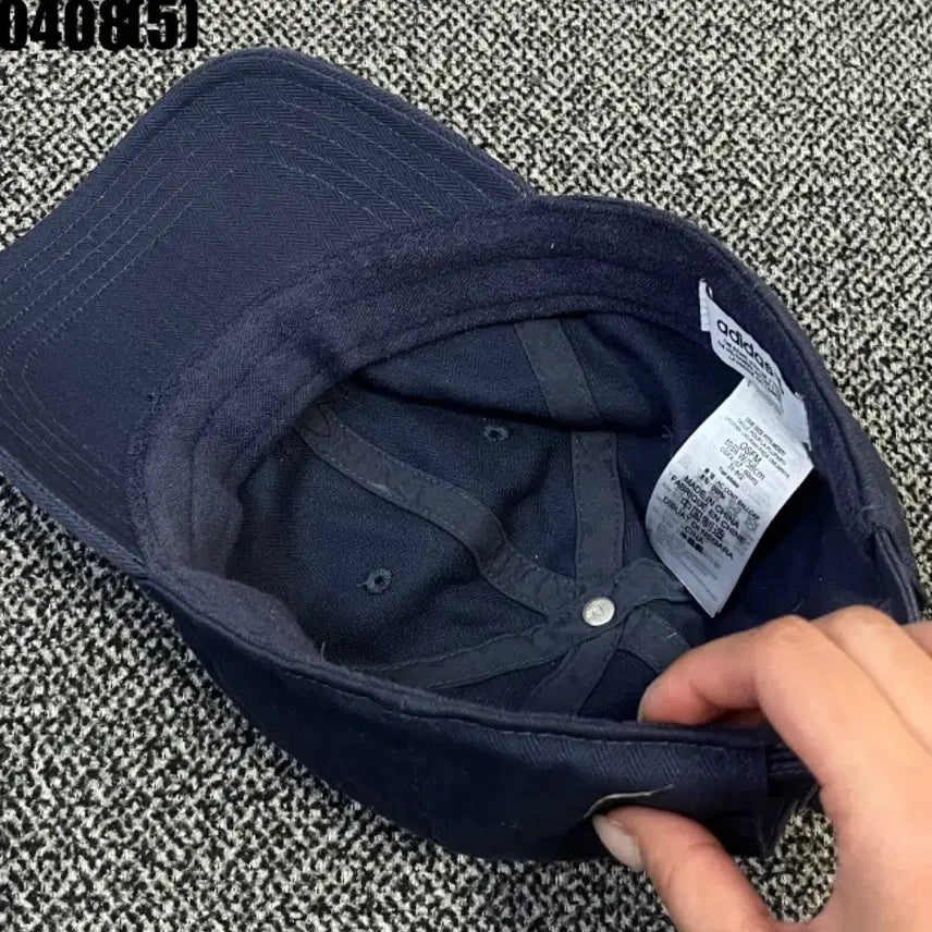 [BUNJANG] Adidas Navy Baseball Cap / 아디다스 네이비 볼캡 모자 0408