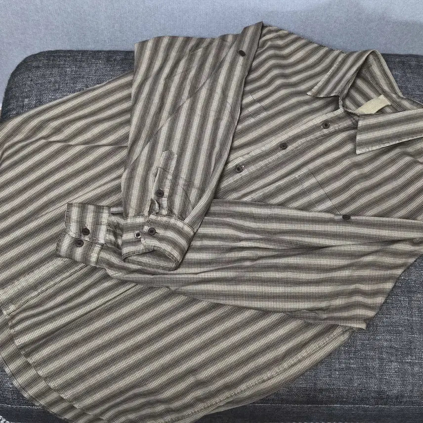 [SOLD OUT] 코프위 피그먼트 스트라이프 롤업 셔츠