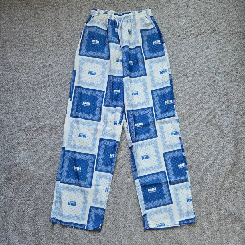 [BUNJANG] Japanese Vintage Bandana Pattern Wide Pants / Japanese vintage 반다나 와이드 팬츠 Free