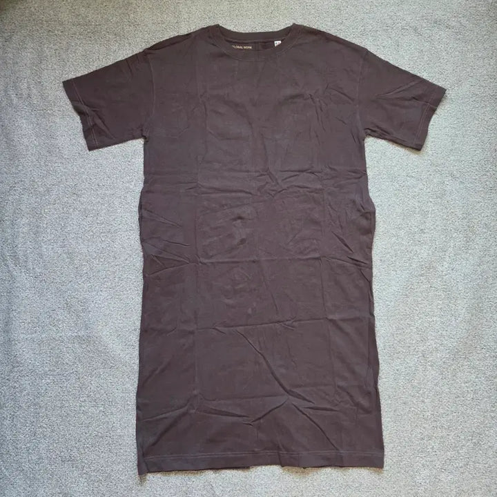 [BUNJANG] Global Work Cotton Short Sleeve Dress Brown Free Size / Global Work USA 반팔 원피스 Free