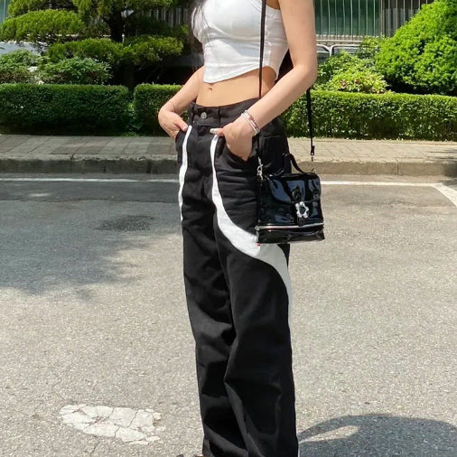 [BUNJANG] Ed Wide Denim On The Street Black Jeans / 에드  와이드 데님 온 더 스트릿 블랙