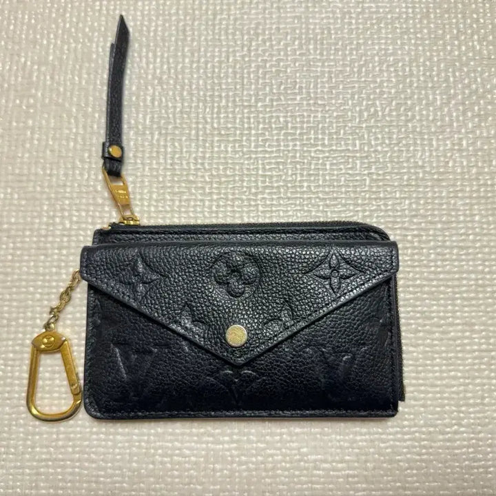 [BUNJANG] Louis Vuitton Monogram Empreinte Card Holder Récto Verso Black / 루이비통 카드 홀더 렉토 베르소 블랙 (카드지갑)