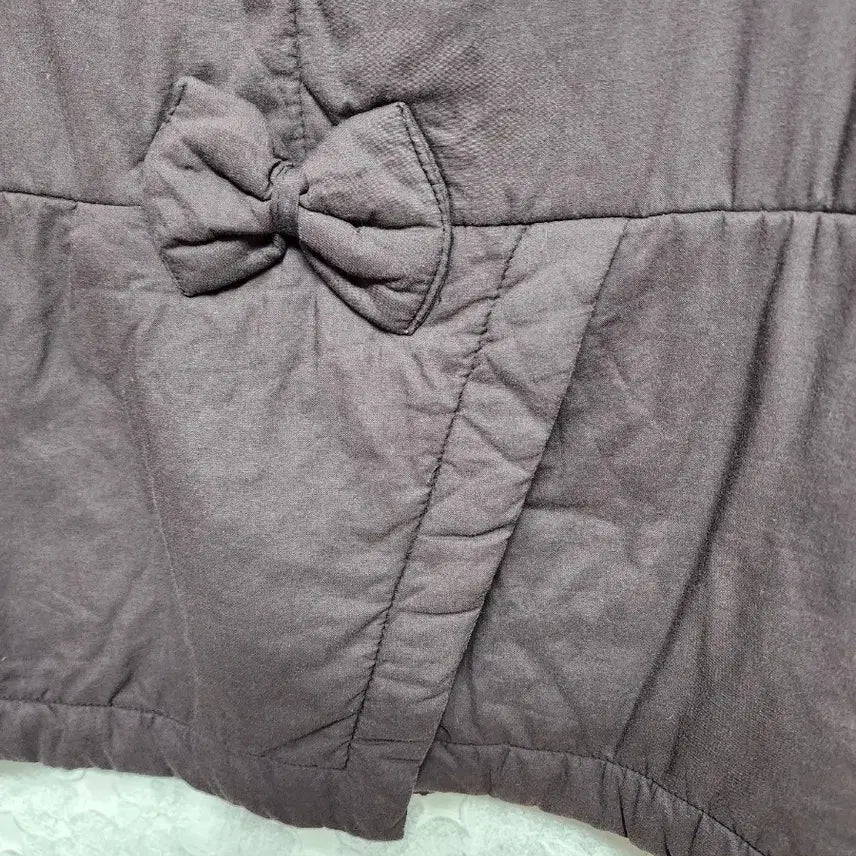 [SOLD OUT] 자수꽃 면누빔 조끼 여성55~66
