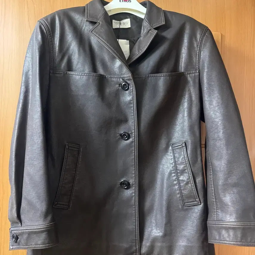 [BUNJANG] Forto Leather Washer Jacket - Vintage Brown / 포에토 forto 레더 워셔 자켓 빈티지브라운