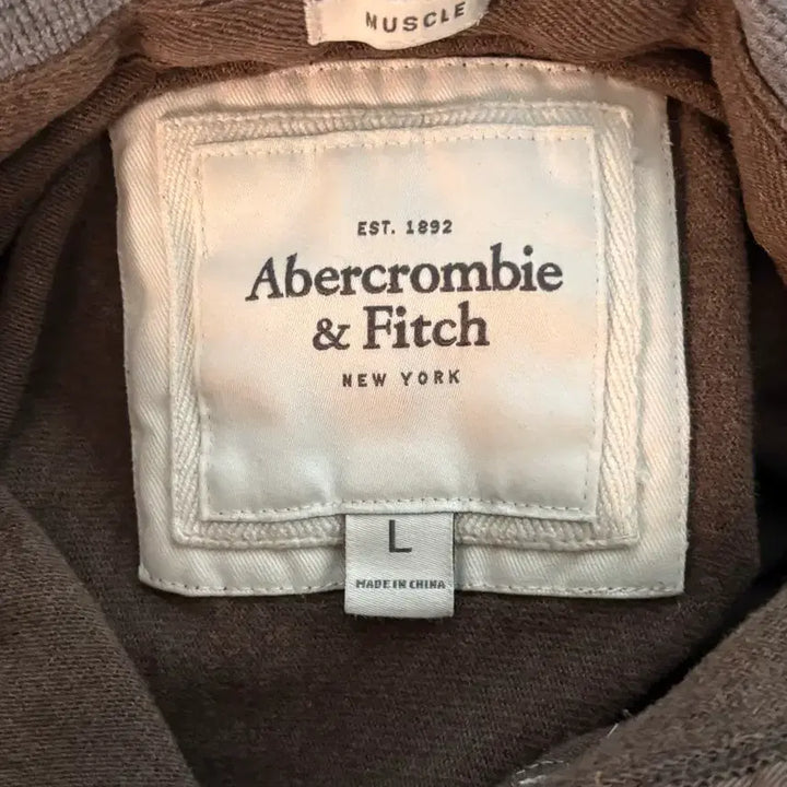 [BUNJANG] Abercrombie Brown Hoodie / 아베크롬비 브라운 후드티