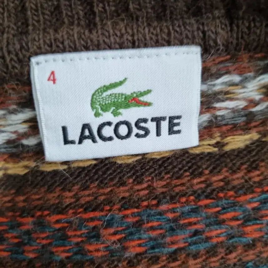 [BUNJANG] Lacoste Alpaca Blend Knit Sweater / 라코스테 알파카 혼방 니트