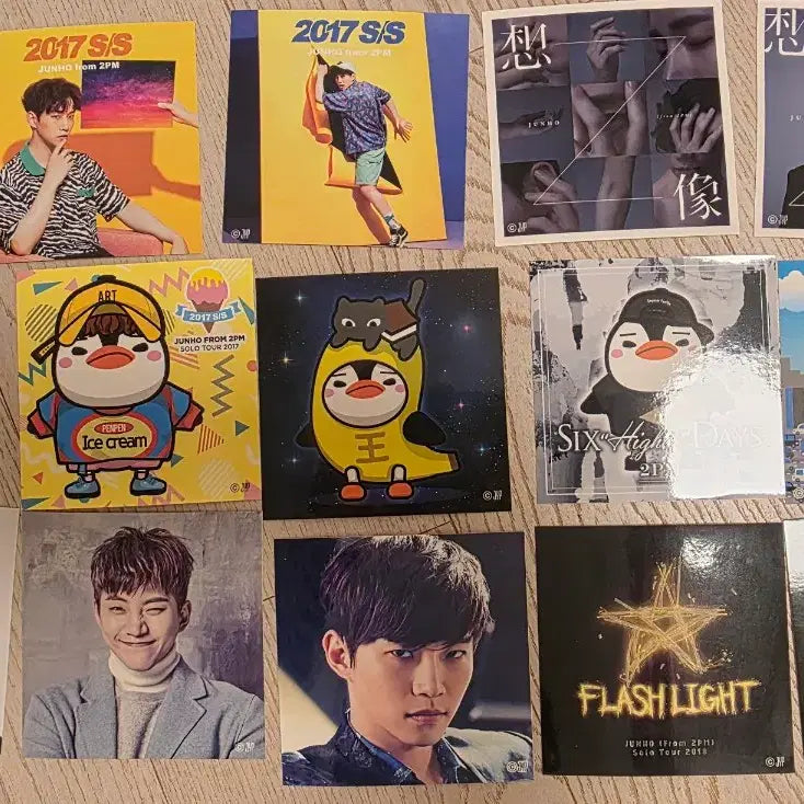 [BUNJANG] Lee Junho - Pengpeng Sticker Bundle Set / 이준호 앨범 펭펭이 스티커 모음