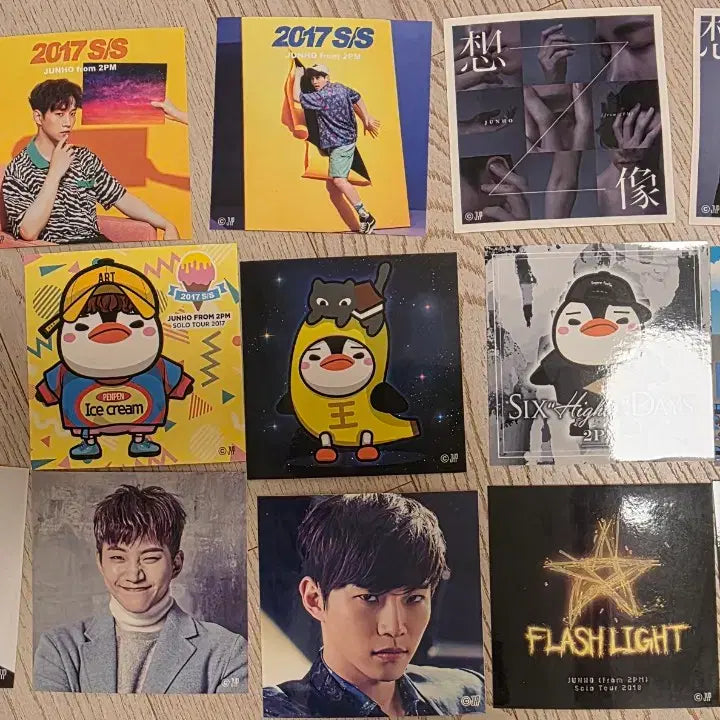 [BUNJANG] Lee Junho - Pengpeng Sticker Bundle Set / 이준호 앨범 펭펭이 스티커 모음