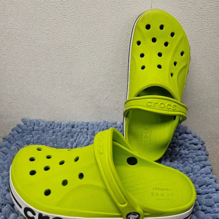 [BUNJANG] Crocs Bayaband Clog Green Slippers Sandals / 크록스  바야밴드 클로그 그린 슬리퍼 샌들 M7 W9 남여공용