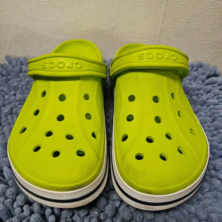 [BUNJANG] Crocs Bayaband Clog Green Slippers Sandals / 크록스  바야밴드 클로그 그린 슬리퍼 샌들 M7 W9 남여공용