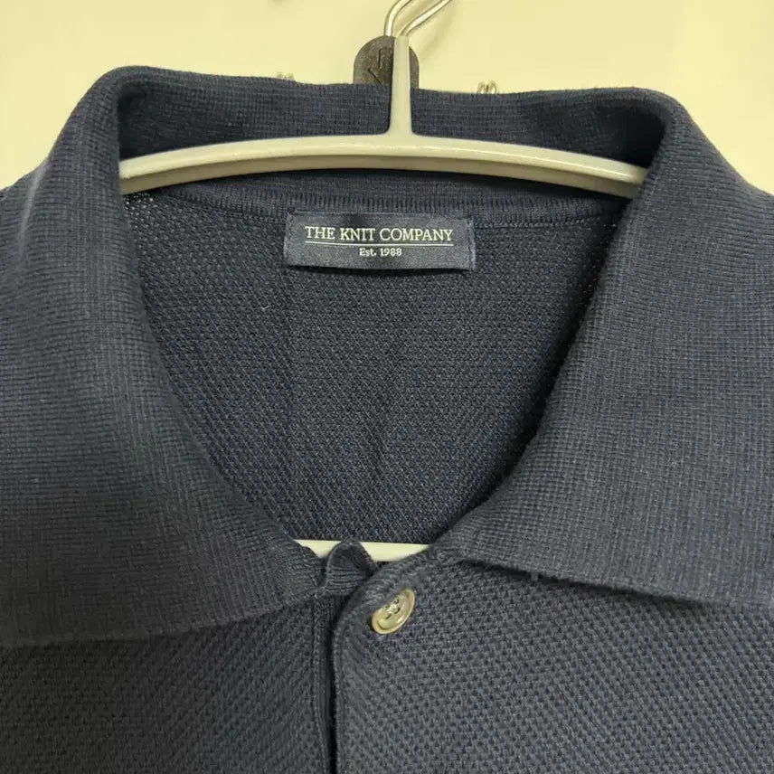 [BUNJANG] The Knit Company Oreo Polo Knit Blue XL / 더니트컴퍼니 오레오 폴로 니트 블루 XL 두벌
