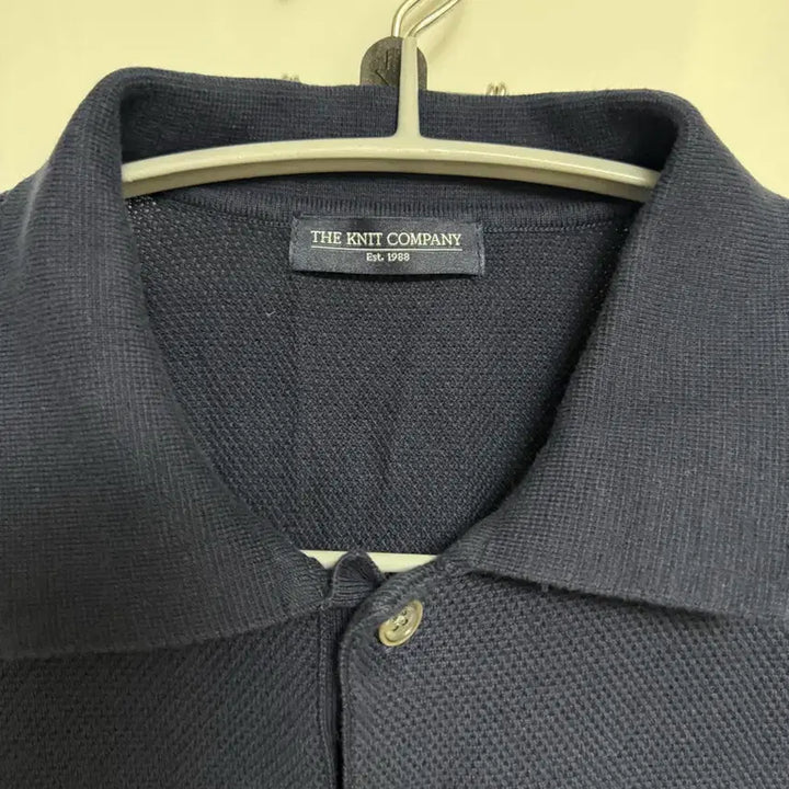 [BUNJANG] The Knit Company Oreo Polo Knit Blue XL / 더니트컴퍼니 오레오 폴로 니트 블루 XL 두벌