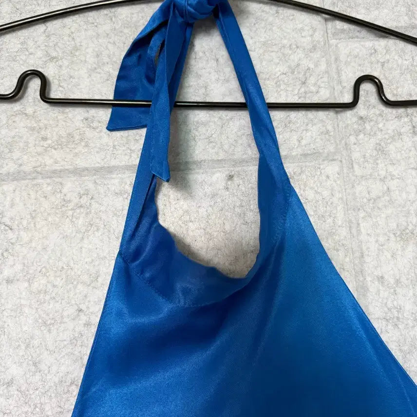 [BUNJANG] Zara Halterneck Blue Dress / 자라 홀터넥 블루 원피스