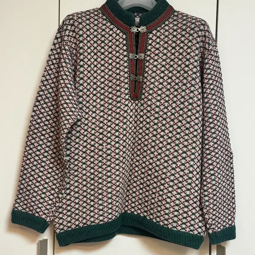 [BUNJANG] Norway Nordic Vintage Wool Sweater Cardigan / Norway 유럽 빈티지 노르딕 정통 스웨터 가디건 니트 외투 아우터
